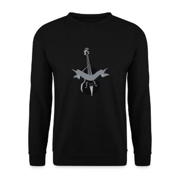 Je suis le bassiste! - Sweat-shirt Unisexe - noir - Devant - Alina (178cm) & Michal (187cm)