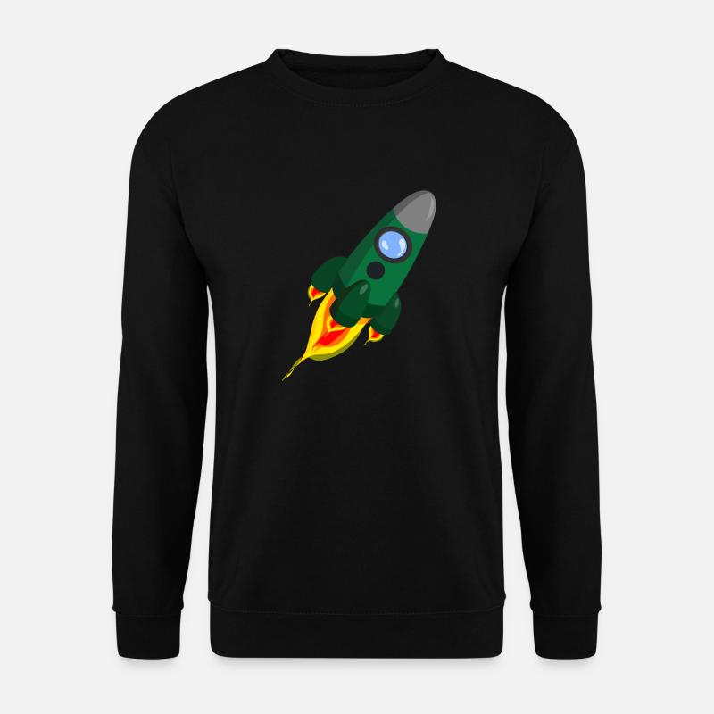 Rakete - Unisex Pullover - Schwarz