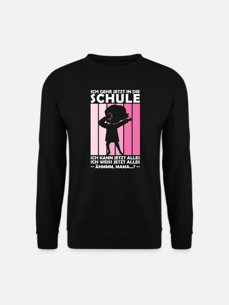 Schulkind Dabbing Schulstart Geschenk - Unisex Pullover - Schwarz