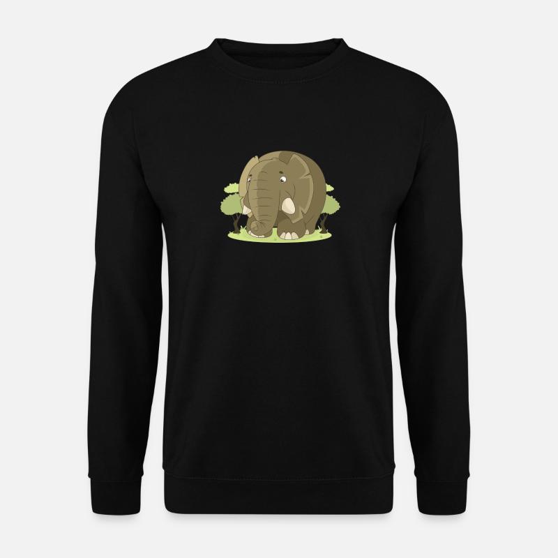 elephant - Unisex Sweatshirt - black