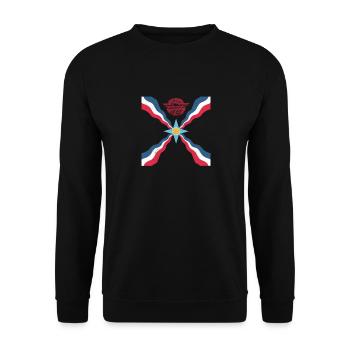 Assyria Mesopotamian Mythology Religion - Unisex Sweatshirt - black - Front - Alina (178cm) & Michal (187cm)