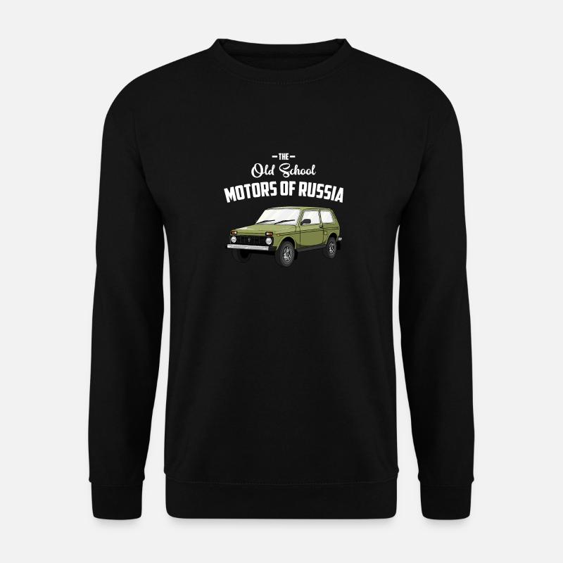 Les moteurs de la vieille école de la Russie Lada Niva - Sweat-shirt Unisexe - noir