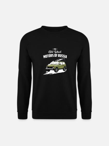 The old school motors of russia Lada Niva - Unisex Pullover - Schwarz