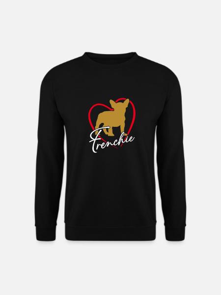 Frenchie dans l’âme Bouledogue français - Sweat-shirt Unisexe - noir