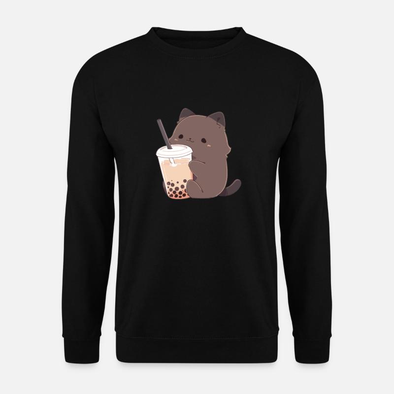 süße Katze - Unisex Pullover - Schwarz