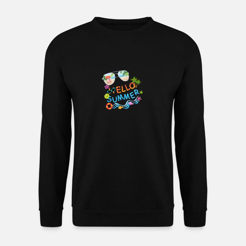 Hellow Summer - Unisex Sweatshirt - black