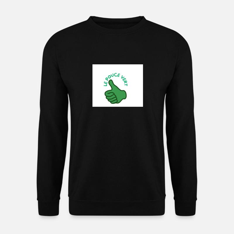 DER GRÜNE DAUMEN 1 - Unisex Pullover - Schwarz