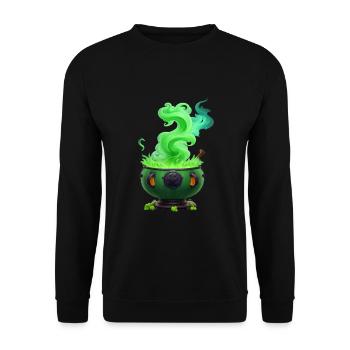 Hexenkessel - Unisex Pullover - Schwarz - Vorne - Alina (178cm) & Michal (187cm)