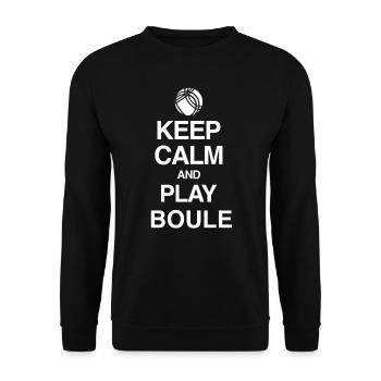 BOULE CHEMISE - Sweat-shirt Unisexe - noir - Devant - Alina (178cm) & Michal (187cm)