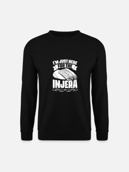 Awesome I'm Just Here For The Injera For Ethiopian - Unisex Pullover - Schwarz