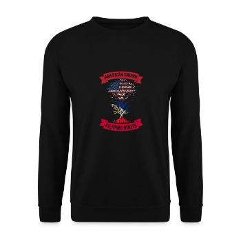 Américain cultivé avec des racines philippines génial Pinoy - Sweat-shirt Unisexe - noir - Devant - Alina (178cm) & Michal (187cm)