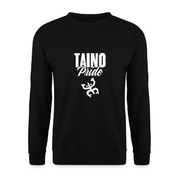 Cool Taino Pride Racines portoricaines A Boricua - Sweat-shirt Unisexe - noir - Devant - Alina (178cm) & Michal (187cm)