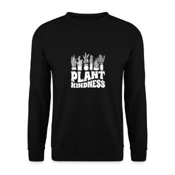 Gentillesse végétale Génial Amoureux des plantes Un genre - Sweat-shirt Unisexe - noir - Devant - Alina (178cm) & Michal (187cm)