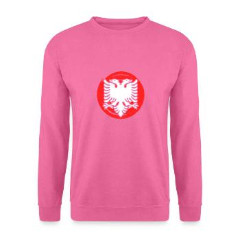 Double Headed Albanian Eagle Albanian Patriot - Unisex Sweatshirt - pink - Front
