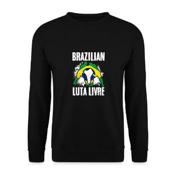 Super Arts martiaux brésiliens Luta Livre - Sweat-shirt Unisexe - noir - Devant - Alina (178cm) & Michal (187cm)