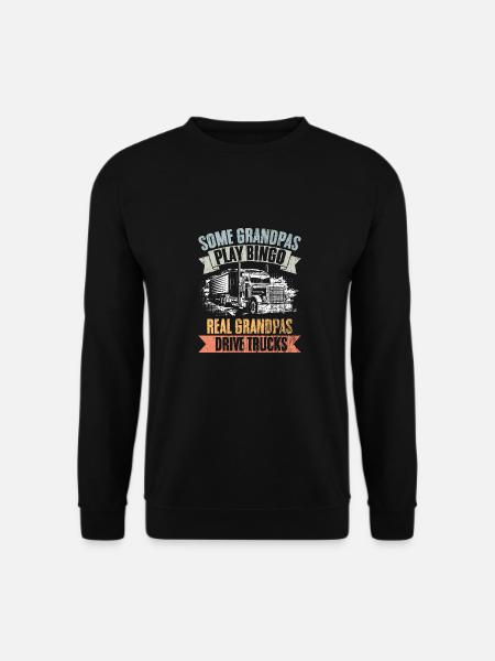 Some Grandpas Play Bingo Real Grandpas Drive - Unisex sweater - sort