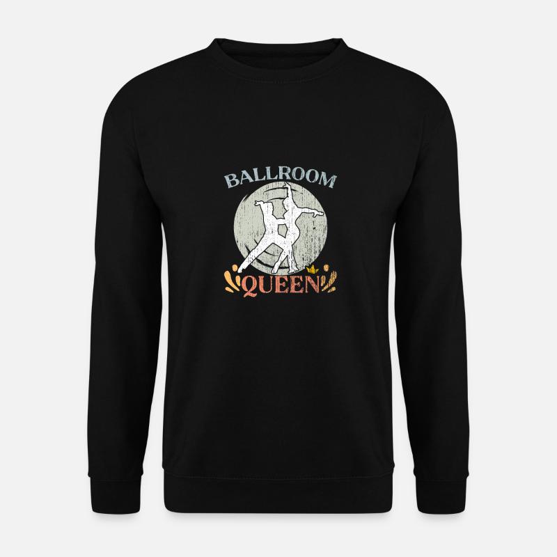 Vintage Ballroom Queen For Ballroom Dancers - Unisex Pullover - Schwarz