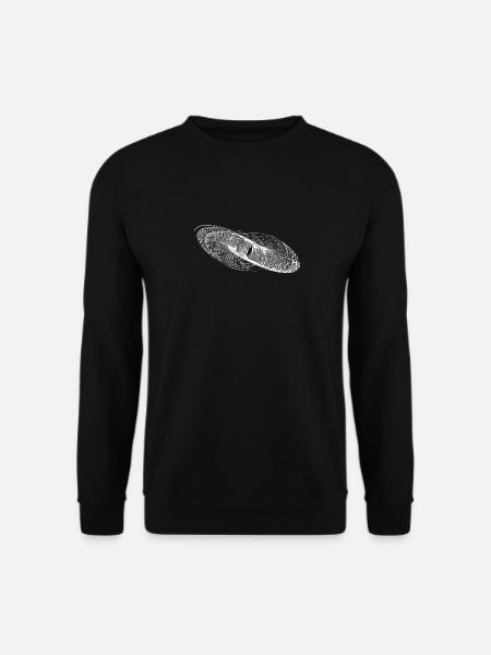 Geometric Circle Lines Ellipses - Unisex Sweatshirt - black