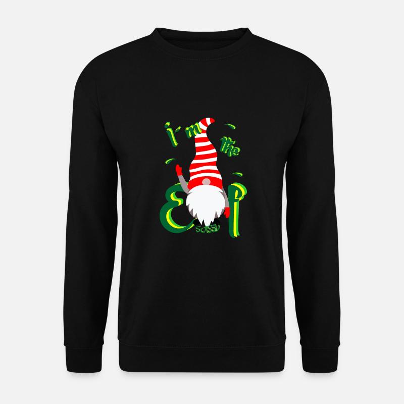 Cheeky Gnome Elf - Unisex Sweatshirt - black