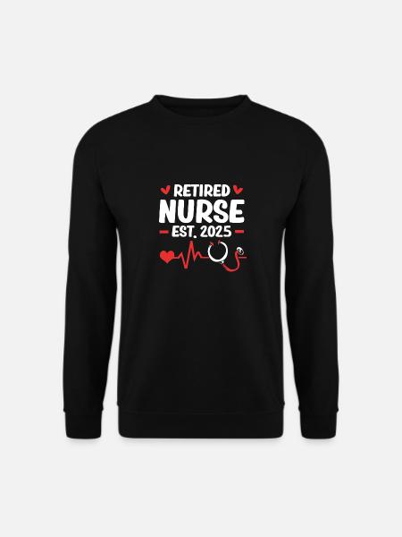Ruhestand 2025 Rentner Rente Rentnerin - Unisex Pullover - Schwarz