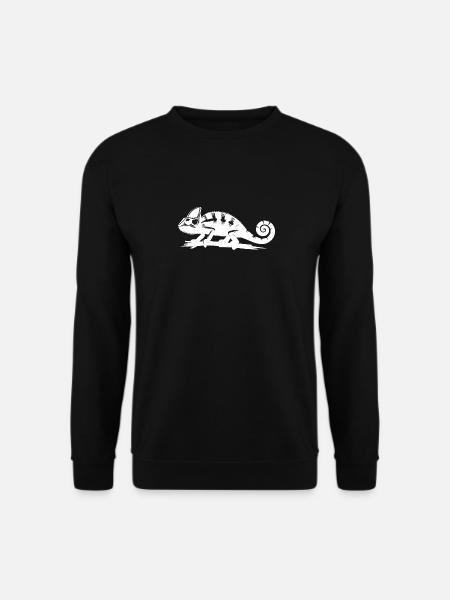 Terrarium Chamäleon Meister der tierischen Tarnung - Unisex Pullover - Schwarz