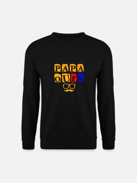 DADADDY BÄR - Unisex Pullover - Schwarz