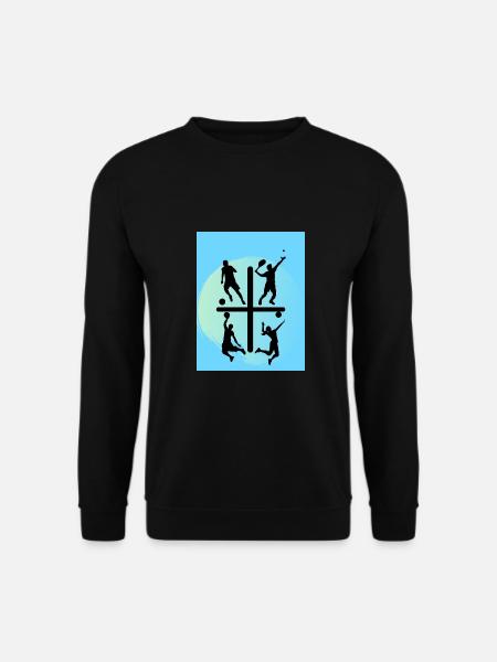 Sportdesign - Unisex Pullover - Schwarz