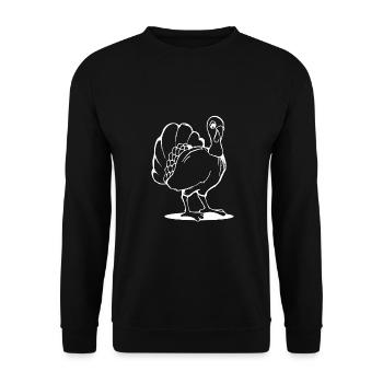 Thanksgiving - Unisex Sweatshirt - black - Front - Alina (178cm) & Michal (187cm)