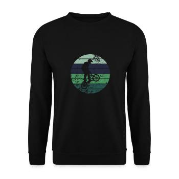 BMX - Unisex Pullover - Schwarz - Vorne - Alina (178cm) & Michal (187cm)