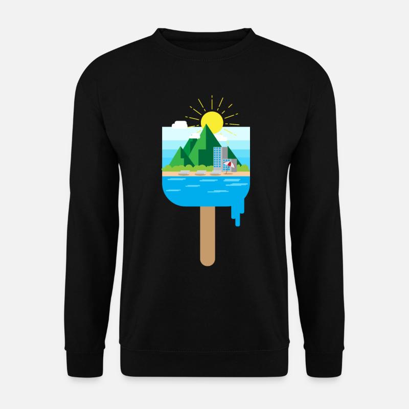 Summer ice cream - Unisex Sweatshirt - black