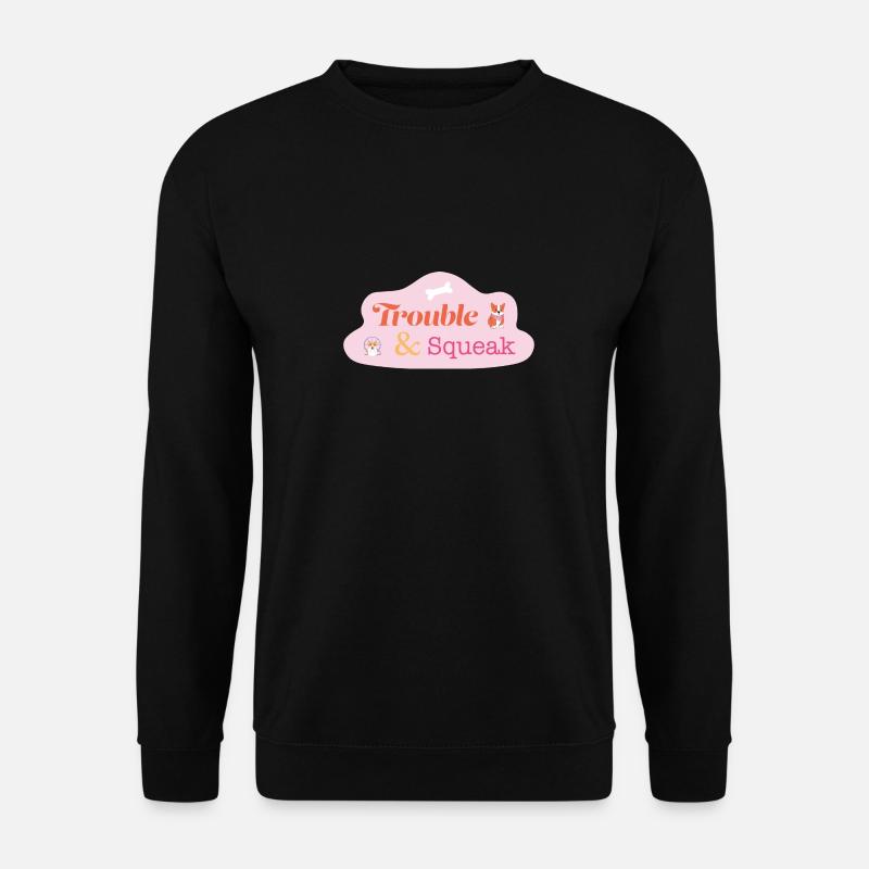 Dog and Hamster - Trouble & Squeak - Unisex Sweatshirt - black