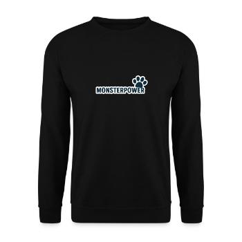 Puissance monstrueuse - Sweat-shirt Unisexe - noir - Devant - Alina (178cm) & Michal (187cm)