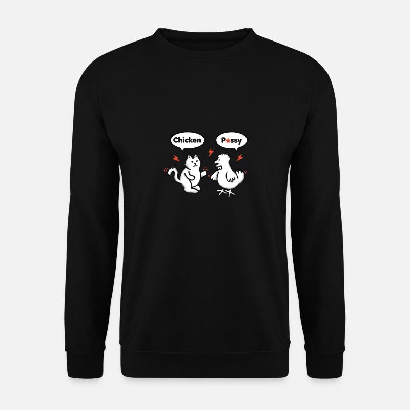 Kitten vs. Chicken - Unisex Sweatshirt - black