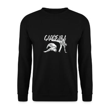 Capoeira - Danse de combat - Capoeira Arts martiaux - Sweat-shirt Unisexe - noir - Devant - Alina (178cm) & Michal (187cm)