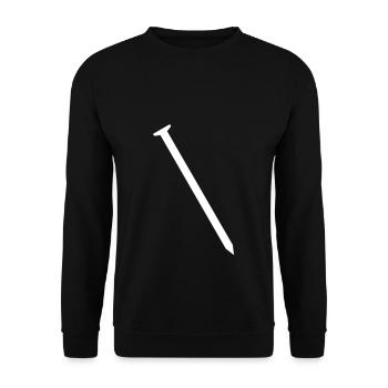 Ongle - Sweat-shirt Unisexe - noir - Devant - Alina (178cm) & Michal (187cm)