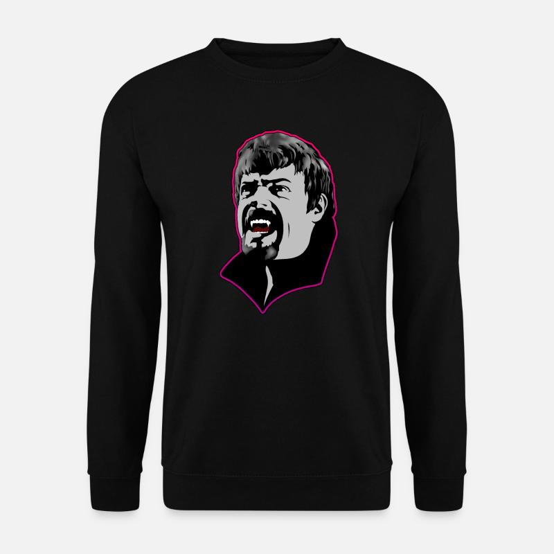 A Hungry Vampire Man - Pink - Unisex Sweatshirt - black