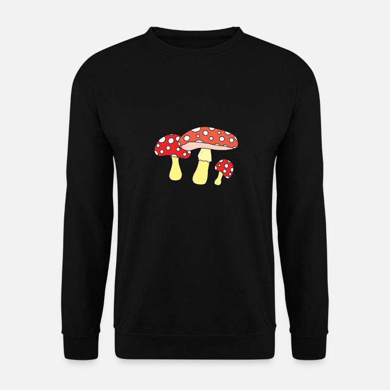 champignon - Sweat-shirt Unisexe - noir