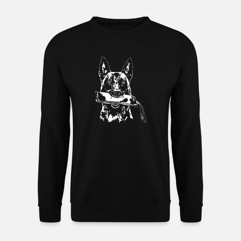 Belgischer MALINOIS Hundesport Hunde IGP Wilsigns - Unisex Pullover - Schwarz