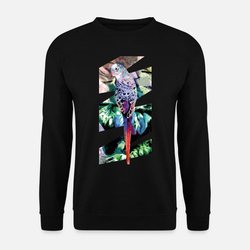 budgerigar - Unisex Sweatshirt - black
