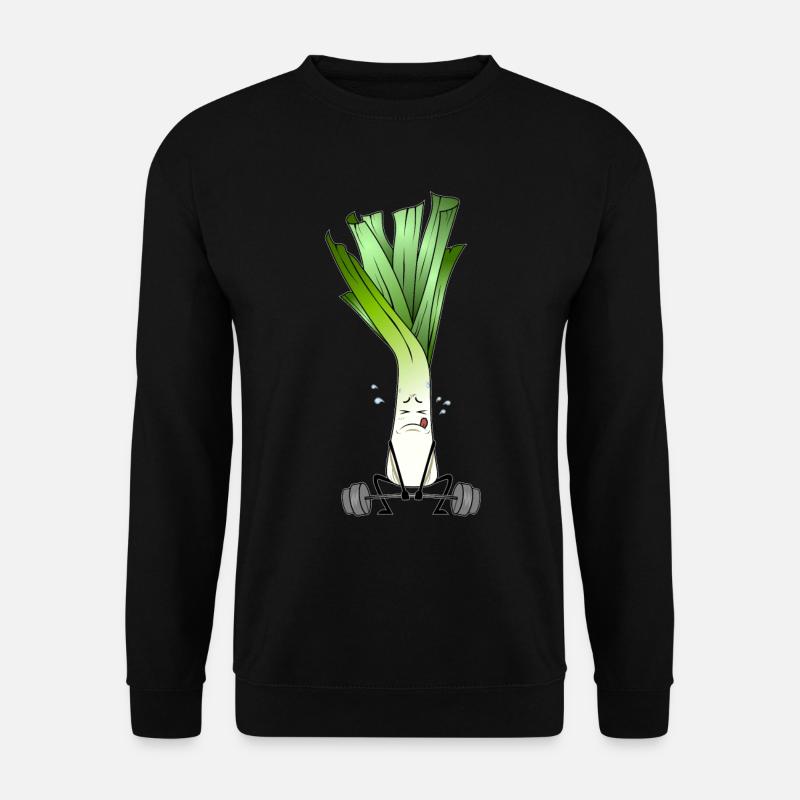 Lauch - Der Gewichtheber - Unisex Pullover - Schwarz