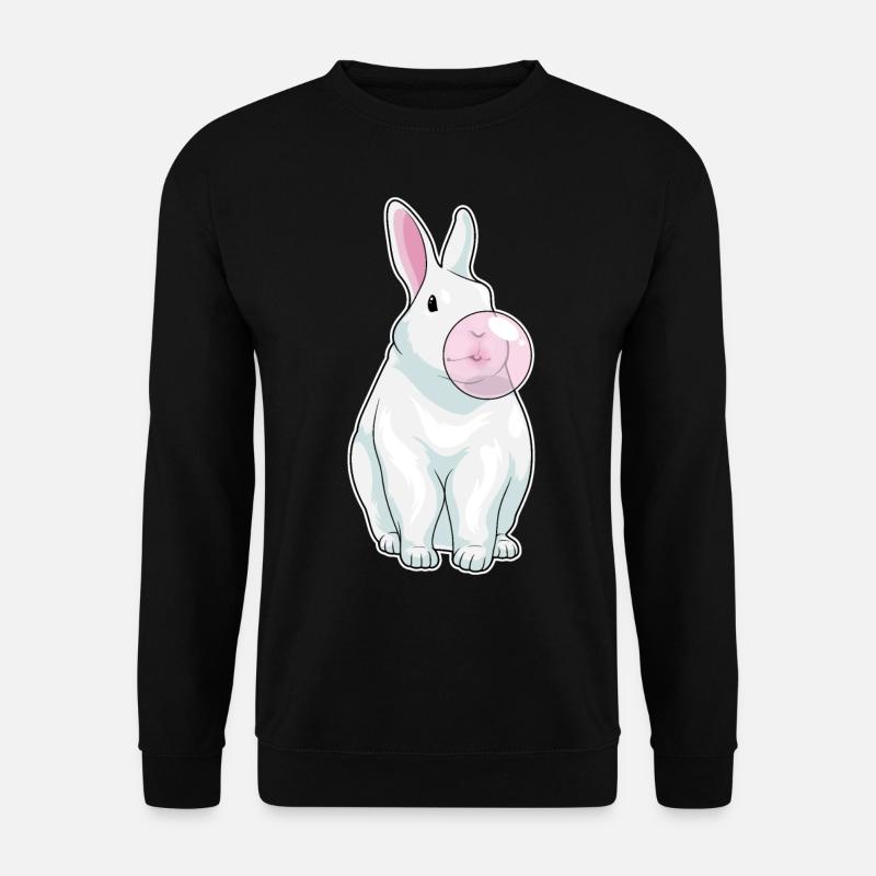 Rabbit Chewing Gum - Unisex Sweatshirt - black