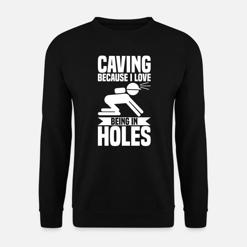 Caver Caving - Unisex Sweatshirt - black