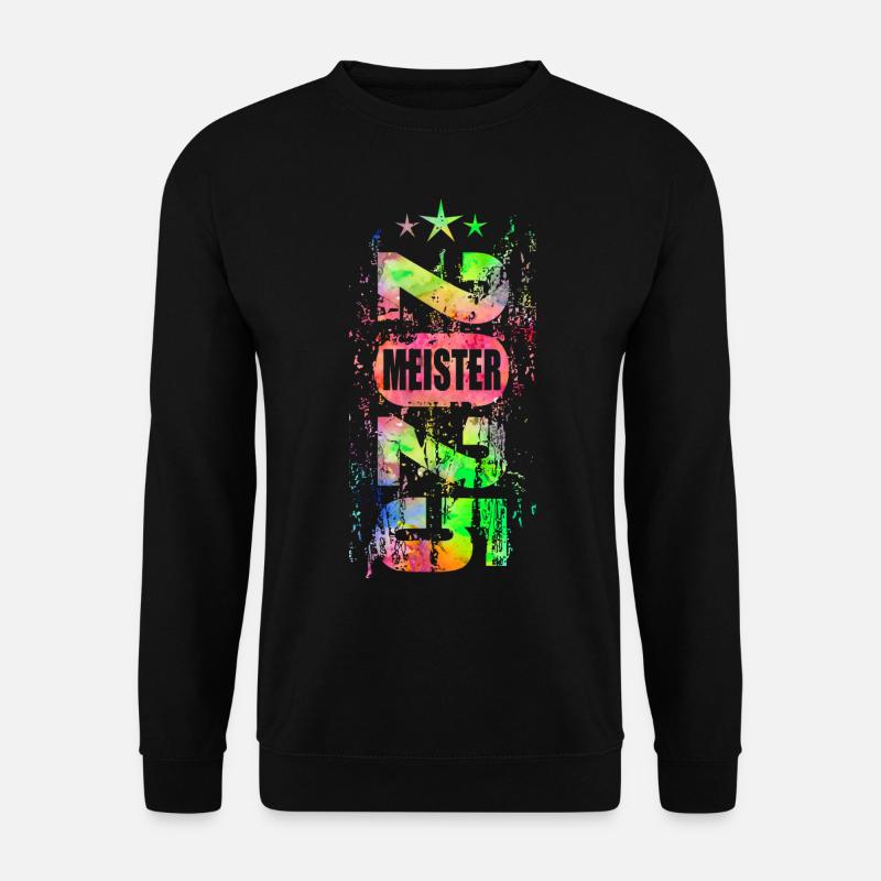 Meister 2025 bunt - Unisex Pullover - Schwarz