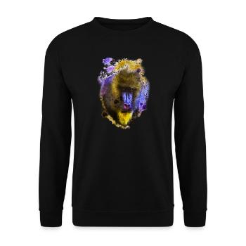 Mandrill - Unisex Pullover - Schwarz - Vorne - Alina (178cm) & Michal (187cm)