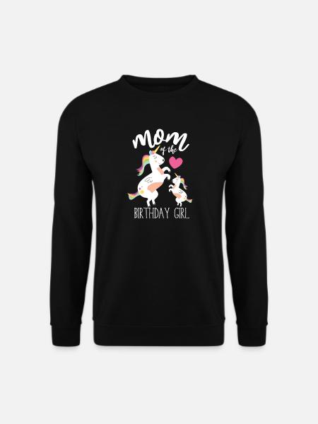 Mother of the birthday - birthday daughter - Unisex Sweatshirt - black