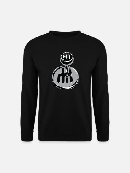 Gear shift - car sport - Unisex Sweatshirt - black