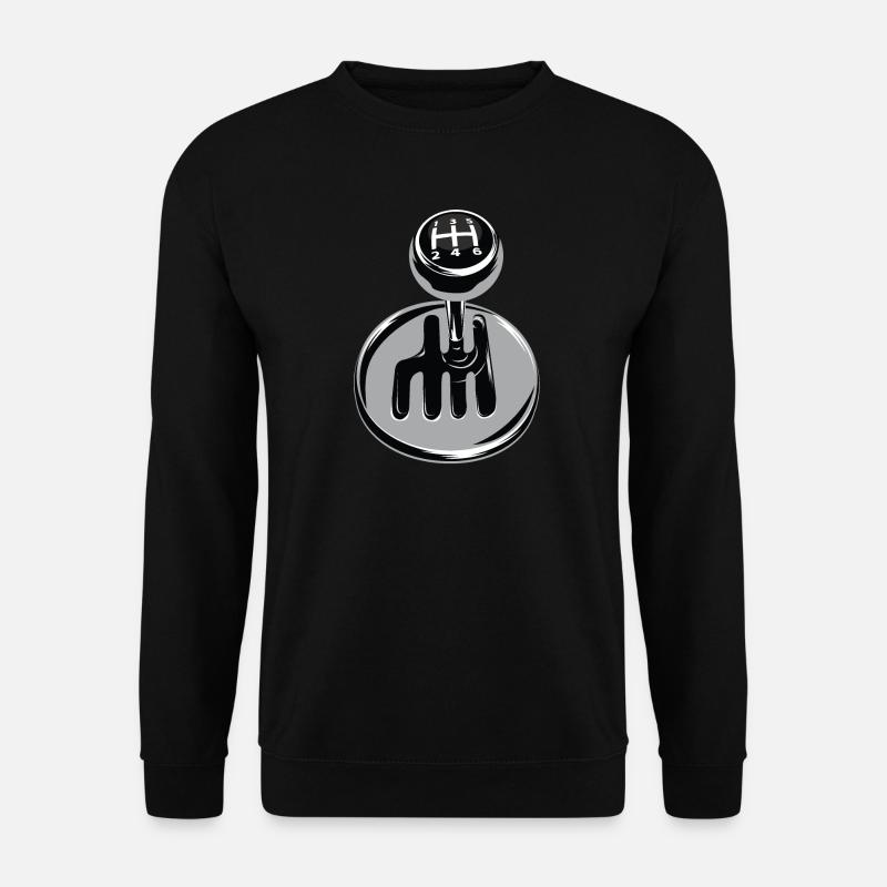 Gear shift - car sport - Unisex Sweatshirt - black