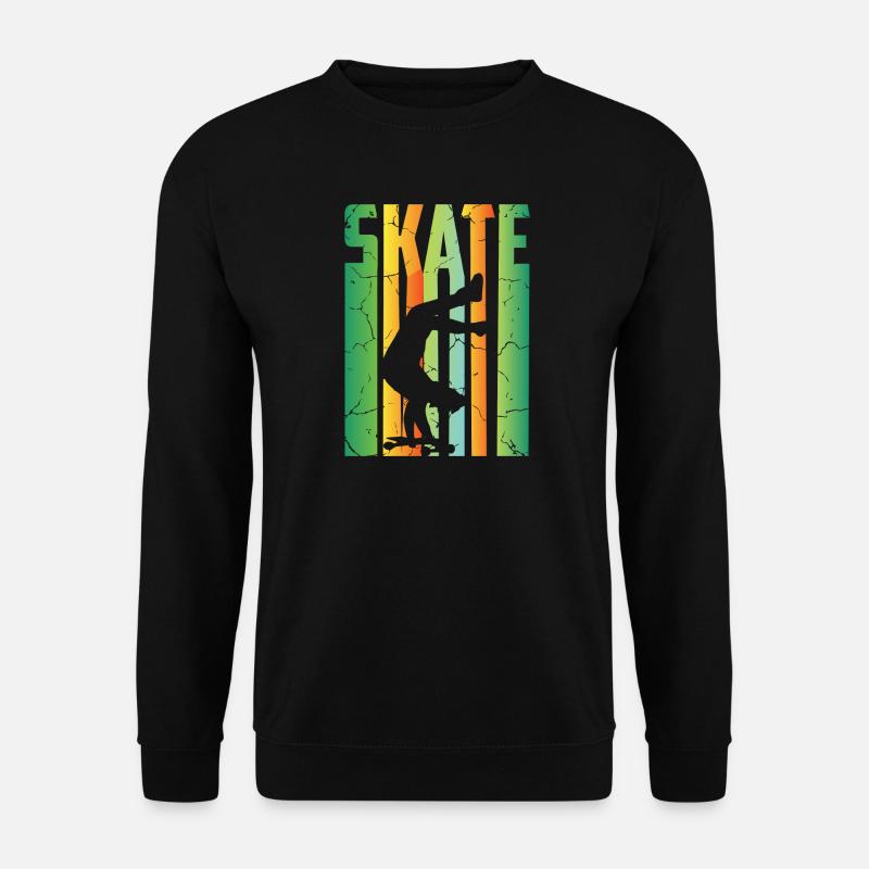 Skateboard Fahrer - Unisex Pullover - Schwarz