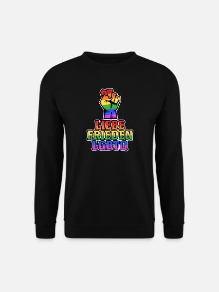 Equality Statement Love Lgbt Pride - Unisex Sweatshirt - black