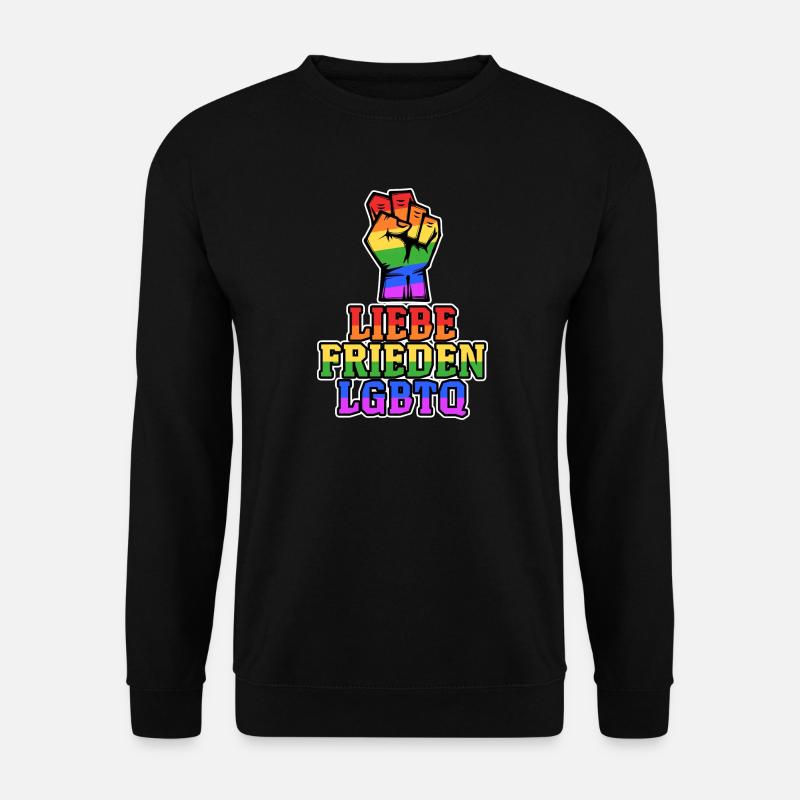 Equality Statement Love Lgbt Pride - Unisex Sweatshirt - black